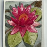 Aquarell Seerose